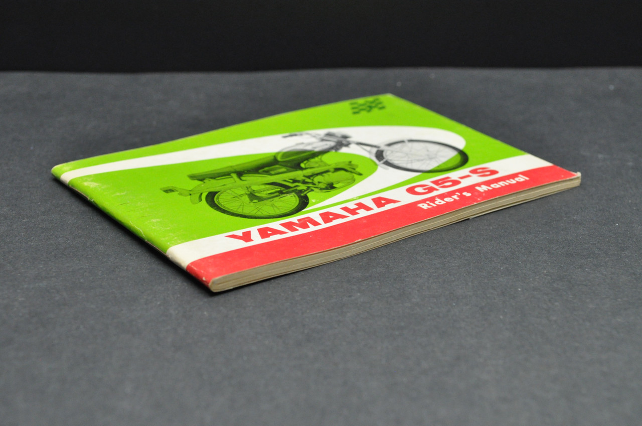 Vintage NOS 1969 Yamaha G5S Motorcycle Owners Service Manual