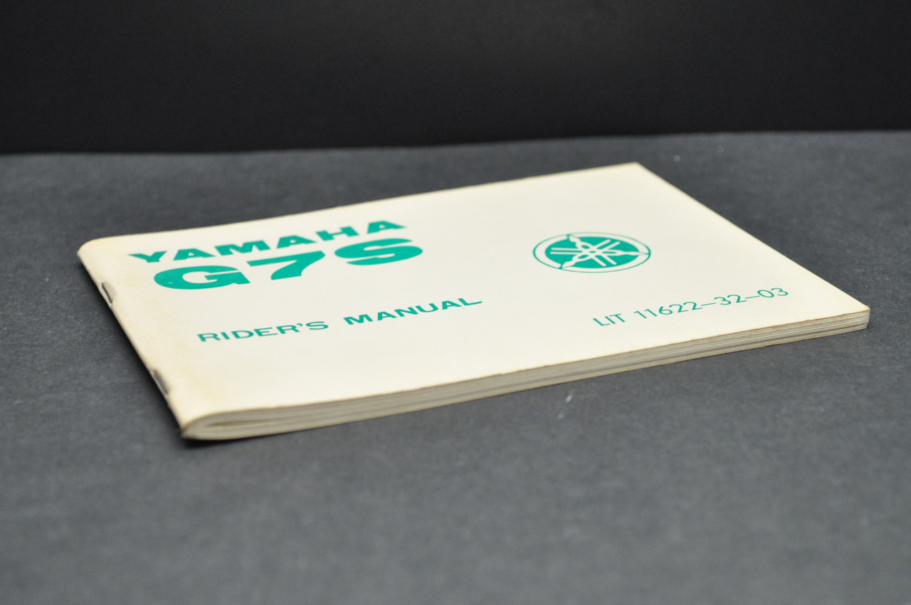 Vintage NOS 1972 Yamaha G7S Motorcycle Owners Service Manual