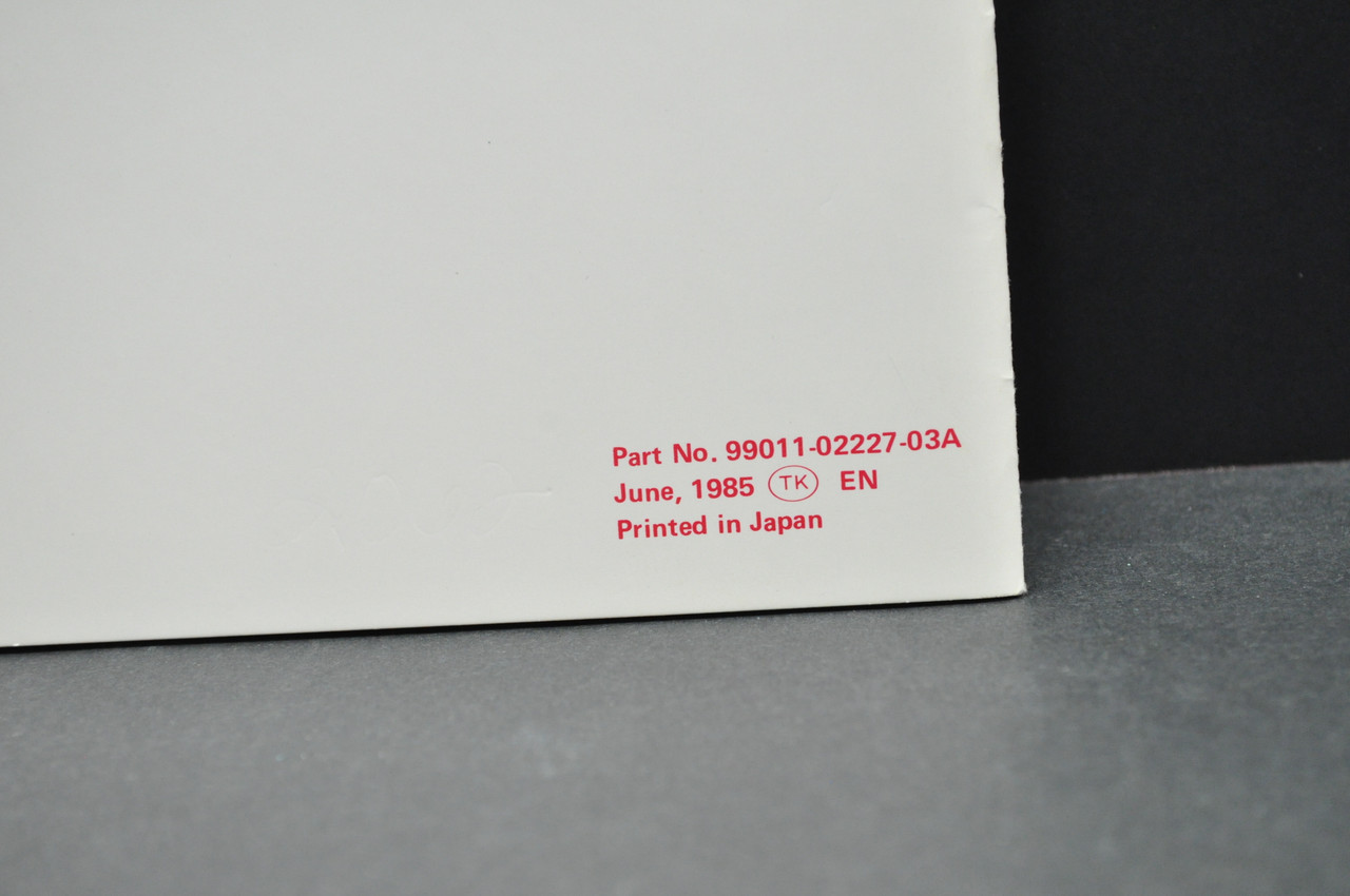 Vintage Suzuki FA50 Moped Motorcycle Owners Manual 1985 Print Date