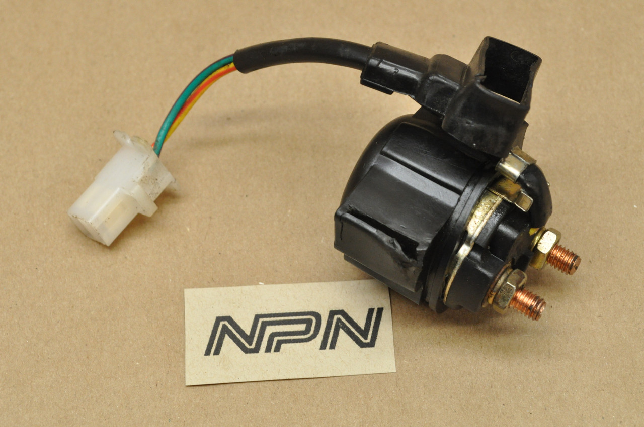 Vtg OEM Honda ATC200 CBX CX500 Starter Relay Solenoid & Mount Rubber 35850-958-680