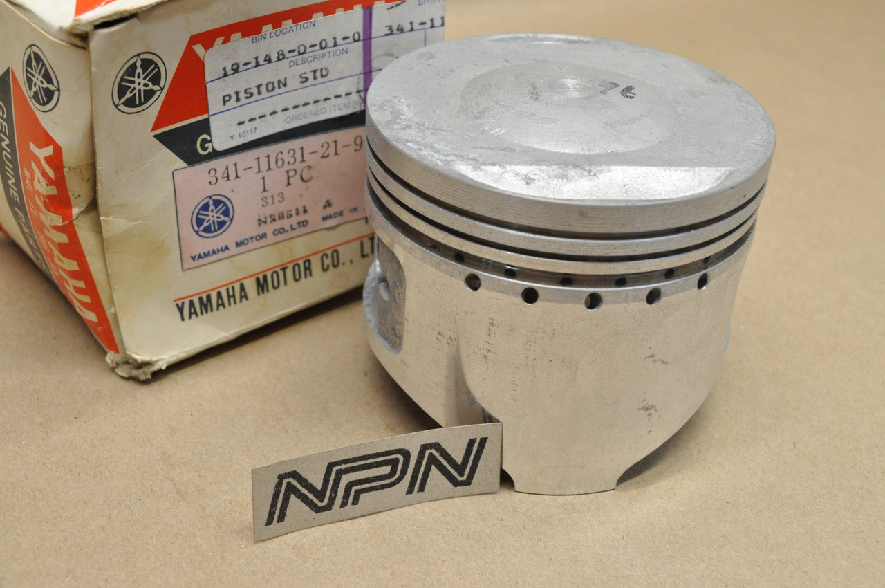NOS Yamaha 1973-74 TX750 Standard Size Piston 341-11631-21-96