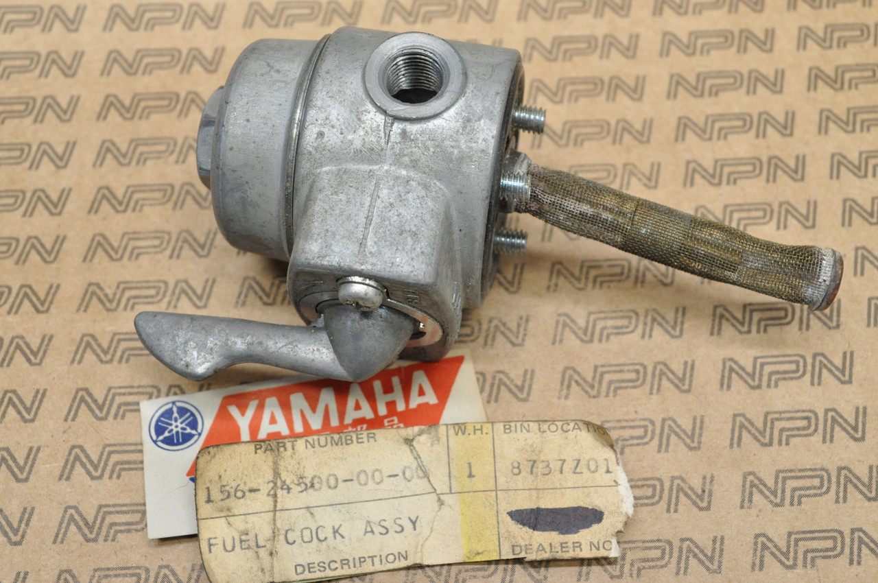 NOS Yamaha 1965-66 YDS3 YM1 Gas Fuel Petcock Valve Assembly 156