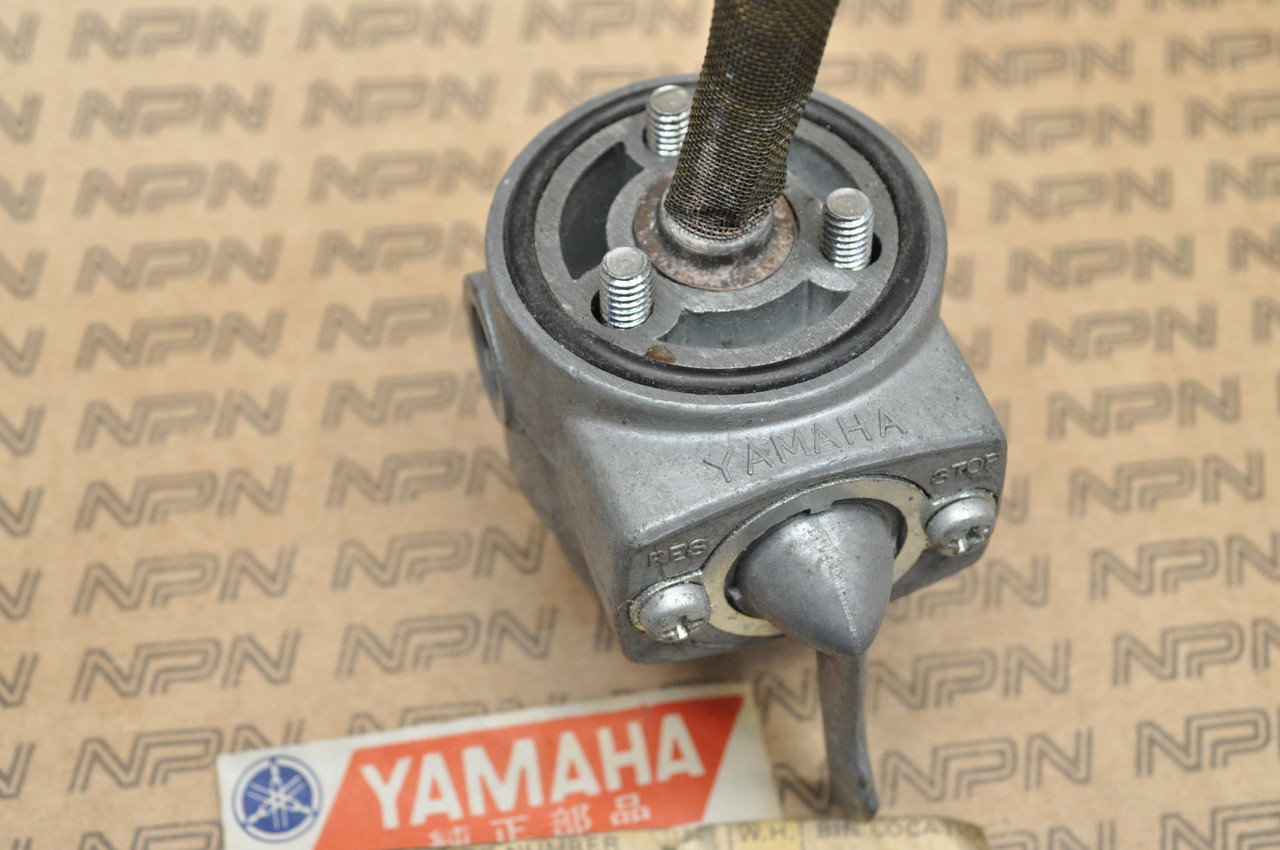 NOS Yamaha 1965-66 YDS3 YM1 Gas Fuel Petcock Valve Assembly 156