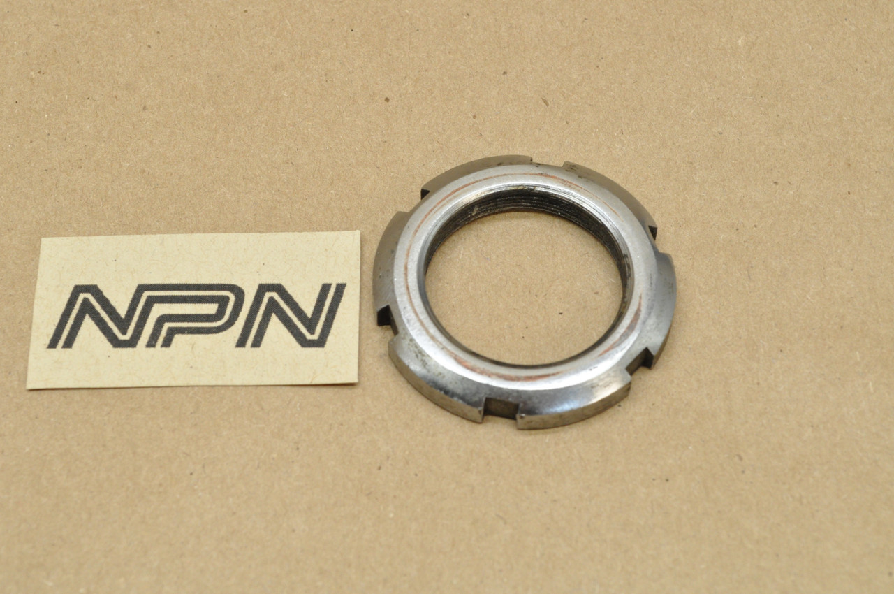 Vintage OEM Yamaha R3 YDS3 YM1 YR2 YR1 Steering Stem Nut 156-23454-00