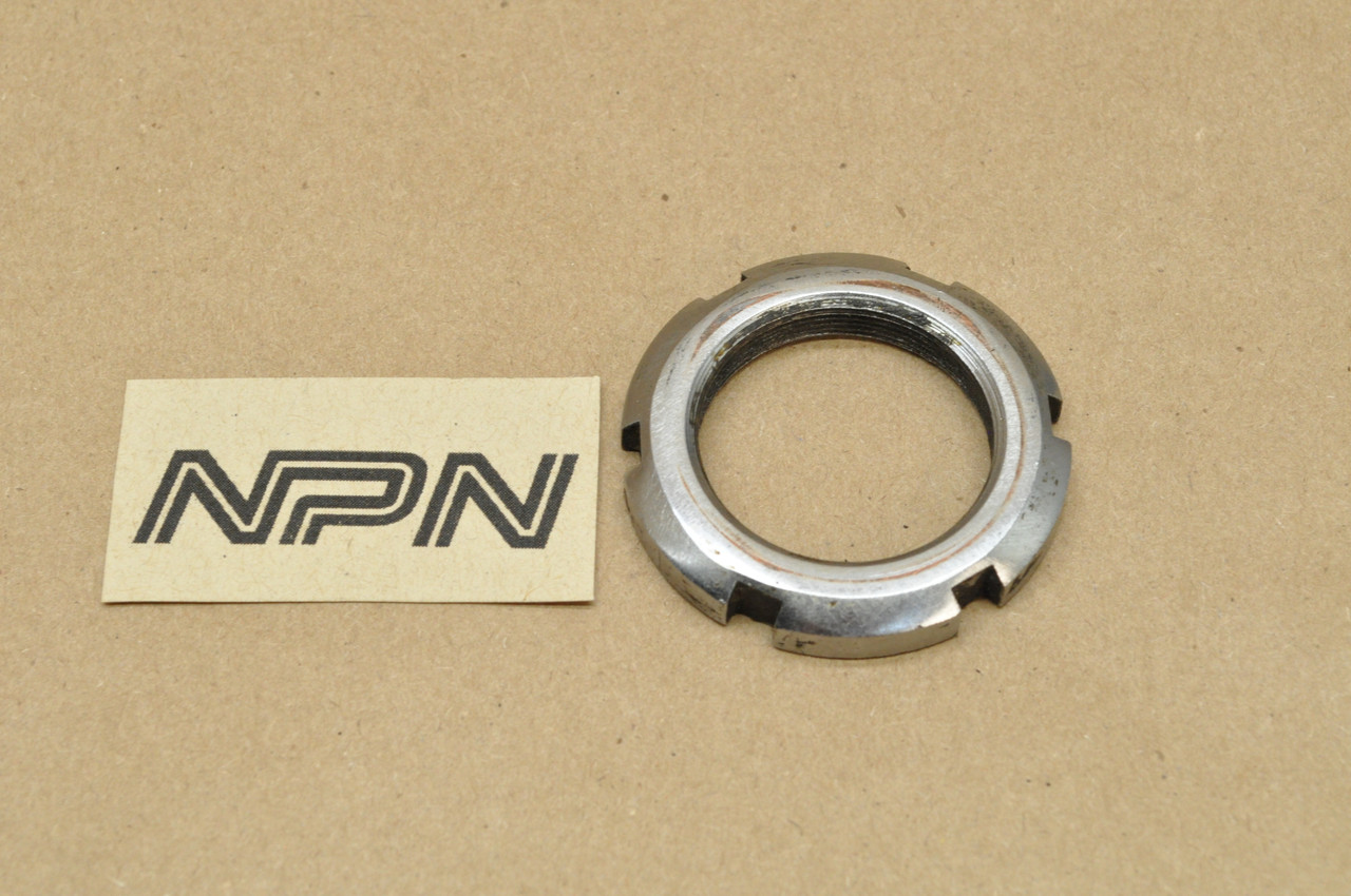 Vintage OEM Yamaha R3 YDS3 YM1 YR2 YR1 Steering Stem Nut 156-23454-00