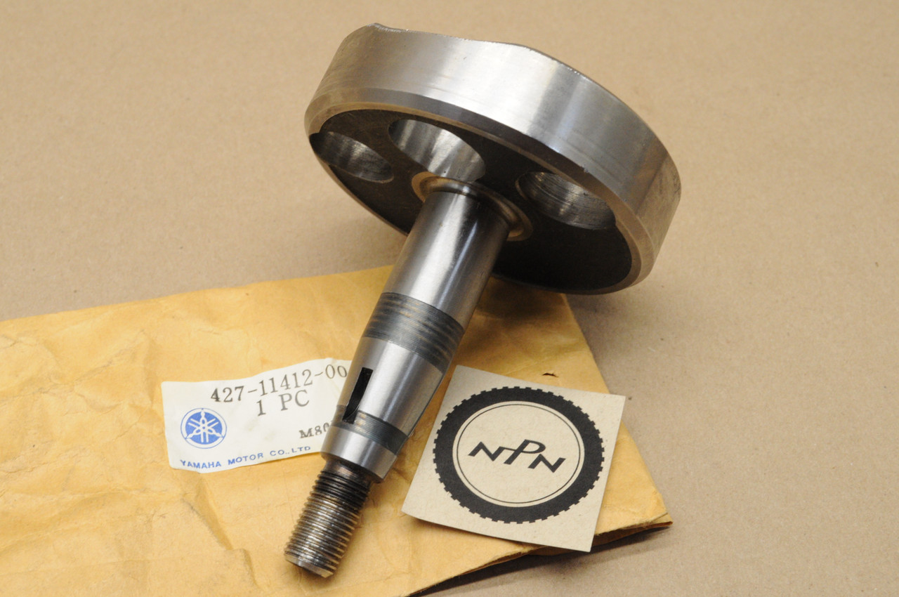 NOS Yamaha 1974-75 DT100 MX100 1975-76 RS100 Left Crank Shaft #1 427-11412-00