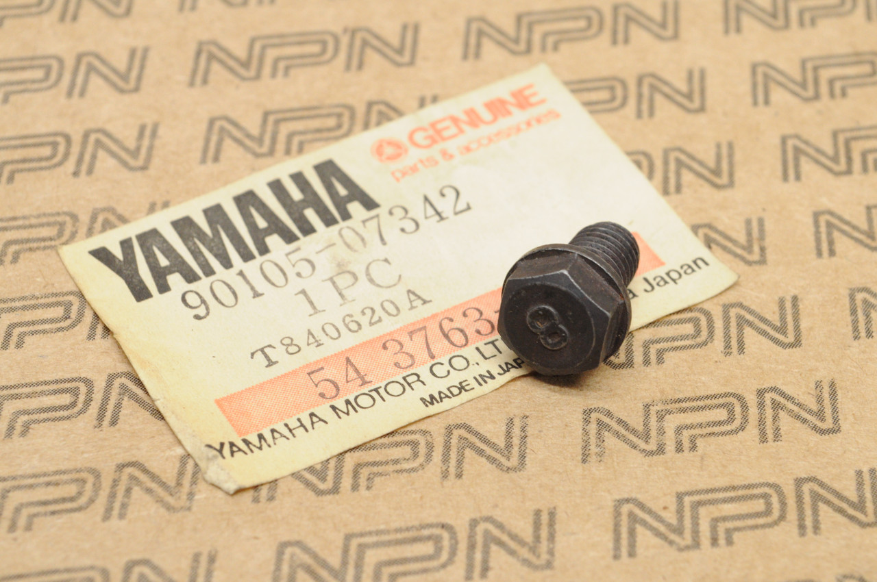NOS Yamaha FZX700 FZ600 FZ750 FZR1000 FJ600 Cam Shaft Bolt 90105-07342
