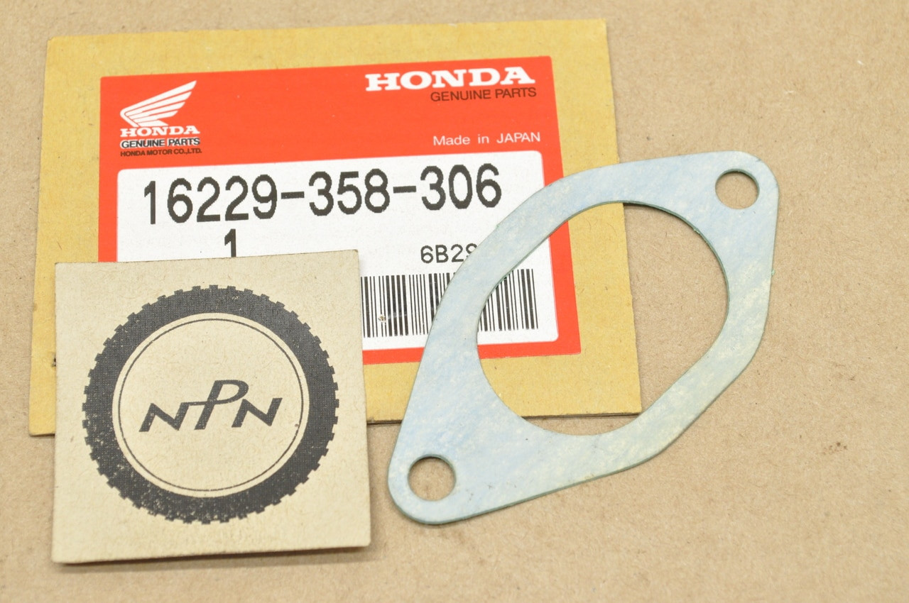 NOS Honda 1977-84 FL250 Odyssey MT250 K0-1976 Elsinore Carburetor Air Intake Insulator Gasket 16229-358-306