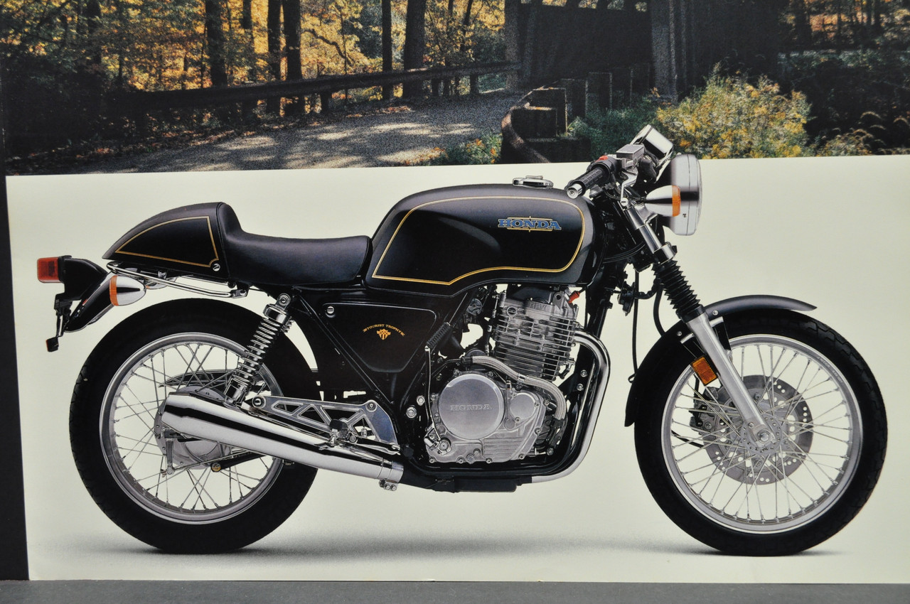 Vintage NOS 1990 Honda GB500 Tourist Trophy Dealer Sales Brochure