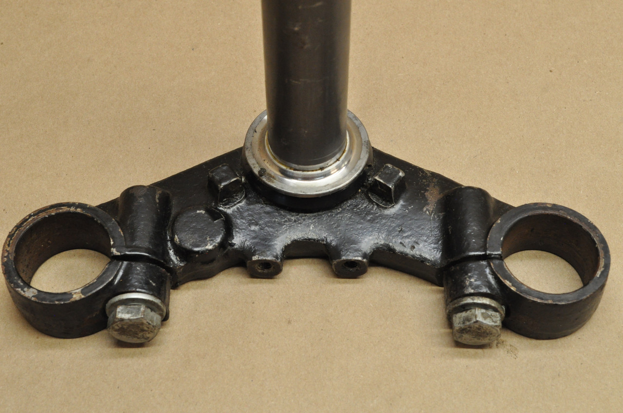 Vtg OEM Yamaha 1973-75 RD250 RD350 Fork Triple Tree Steering Stem 360-23340-30-33