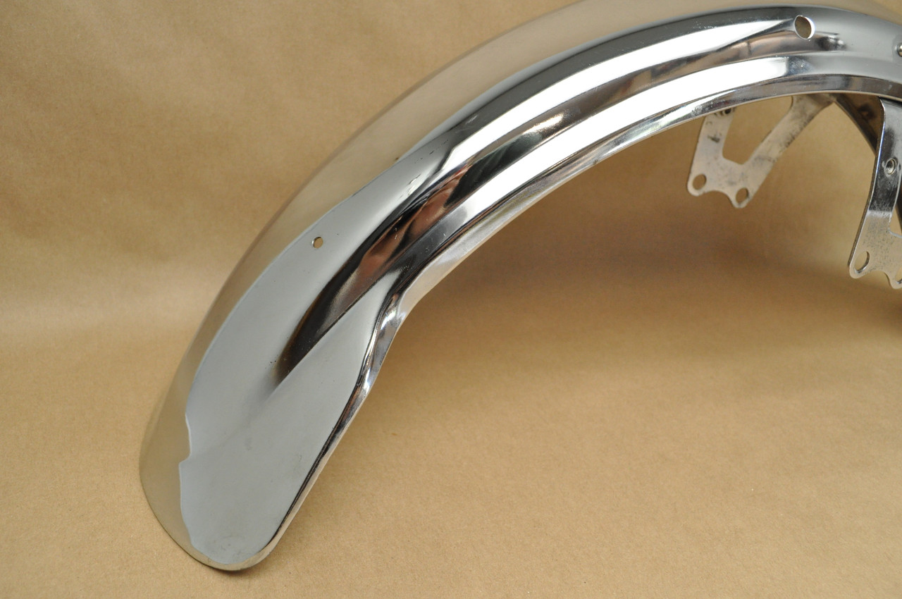 NOS Honda GL1000 K0-1976 Gold Wing Front Fender Chrome 61100-371-000