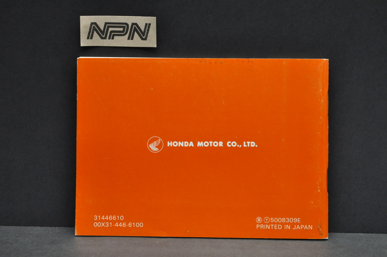 Vintage NOS Honda 1984 XR200 Motorcycle Owners Manual OEM Original