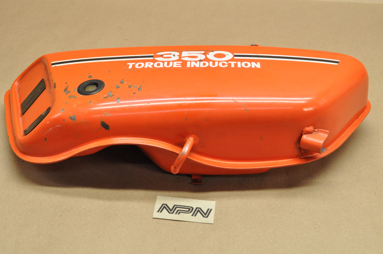Vintage OEM Yamaha 1973-75 RD350 Oil Tank Orange 360-21705-00-N7