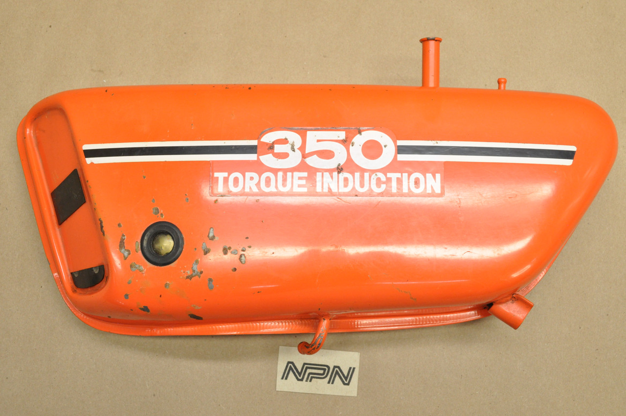 Vintage OEM Yamaha 1973-75 RD350 Oil Tank Orange 360-21705-00-N7