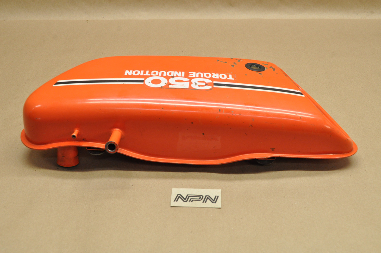 Vintage OEM Yamaha 1973-75 RD350 Oil Tank Orange 360-21705-00-N7