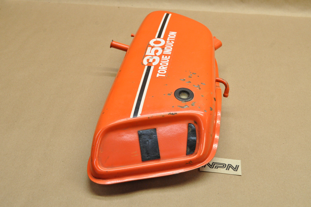 Vintage OEM Yamaha 1973-75 RD350 Oil Tank Orange 360-21705-00-N7