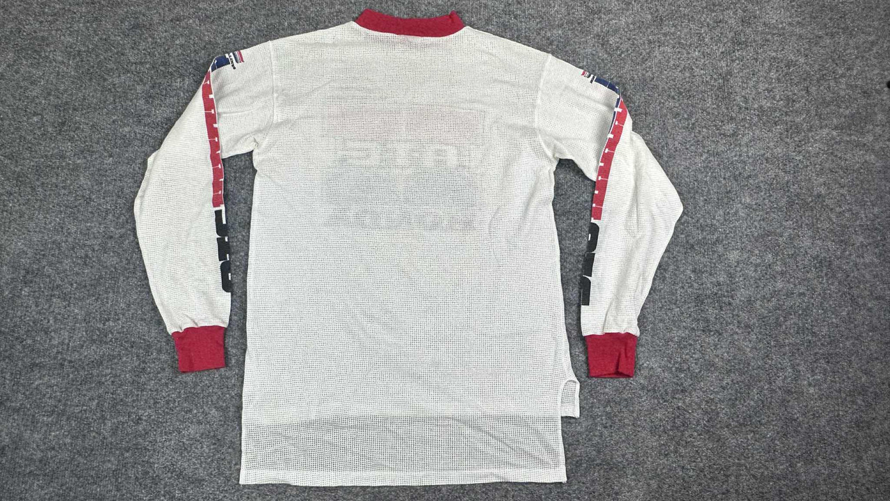 VTG Hondaline Honda ATC Motocross Jersey Shirt Mens Large Red White 3 Wheeler