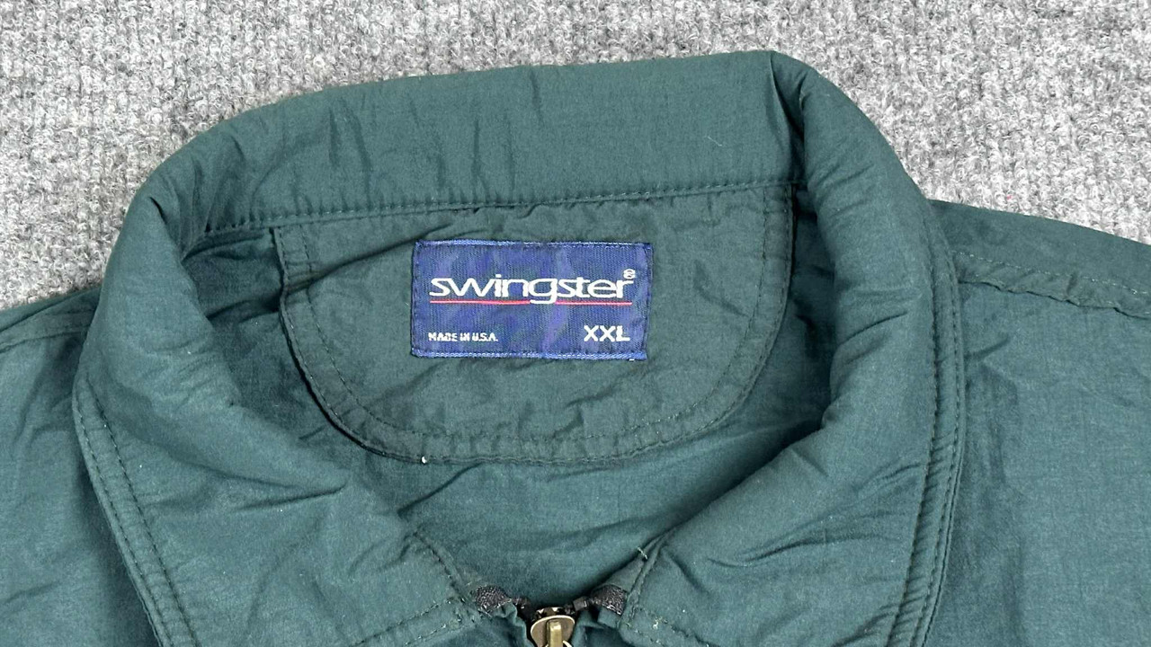 Vintage 1997 Honda Hoot Jacket Mens XXL Green Event Staff Motorcycle Rally