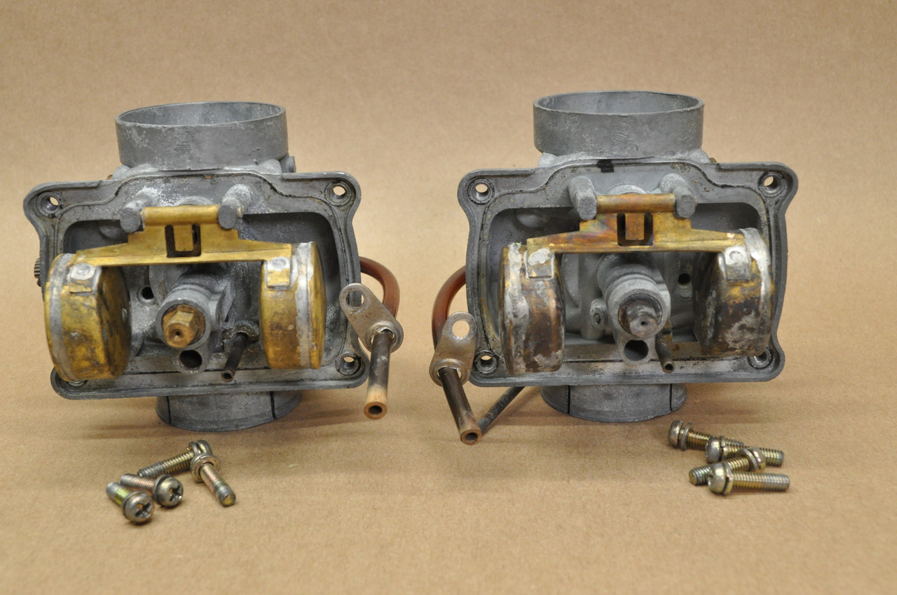Vintage OEM Yamaha 1969-70 DS6 Left &  Right Carburetor Assembly 246-14101-00