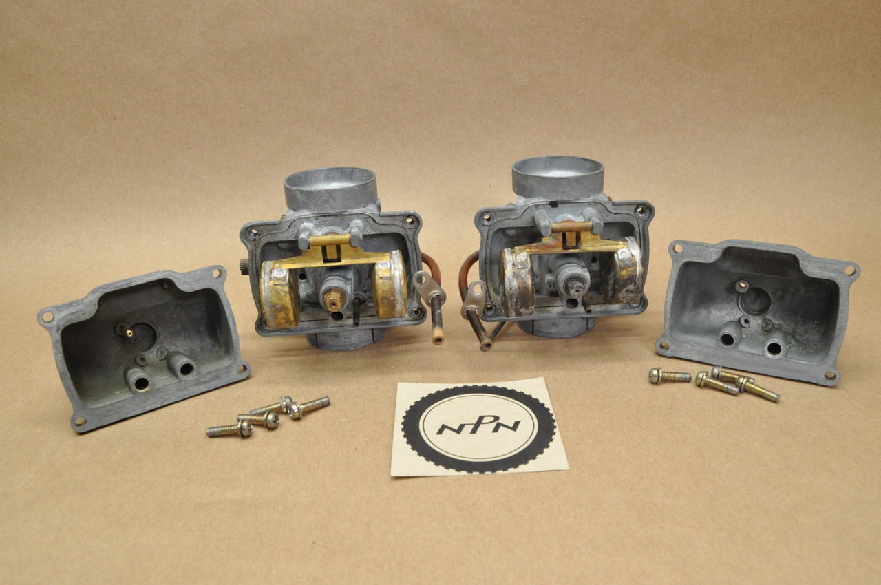 Vintage OEM Yamaha 1969-70 DS6 Left &  Right Carburetor Assembly 246-14101-00