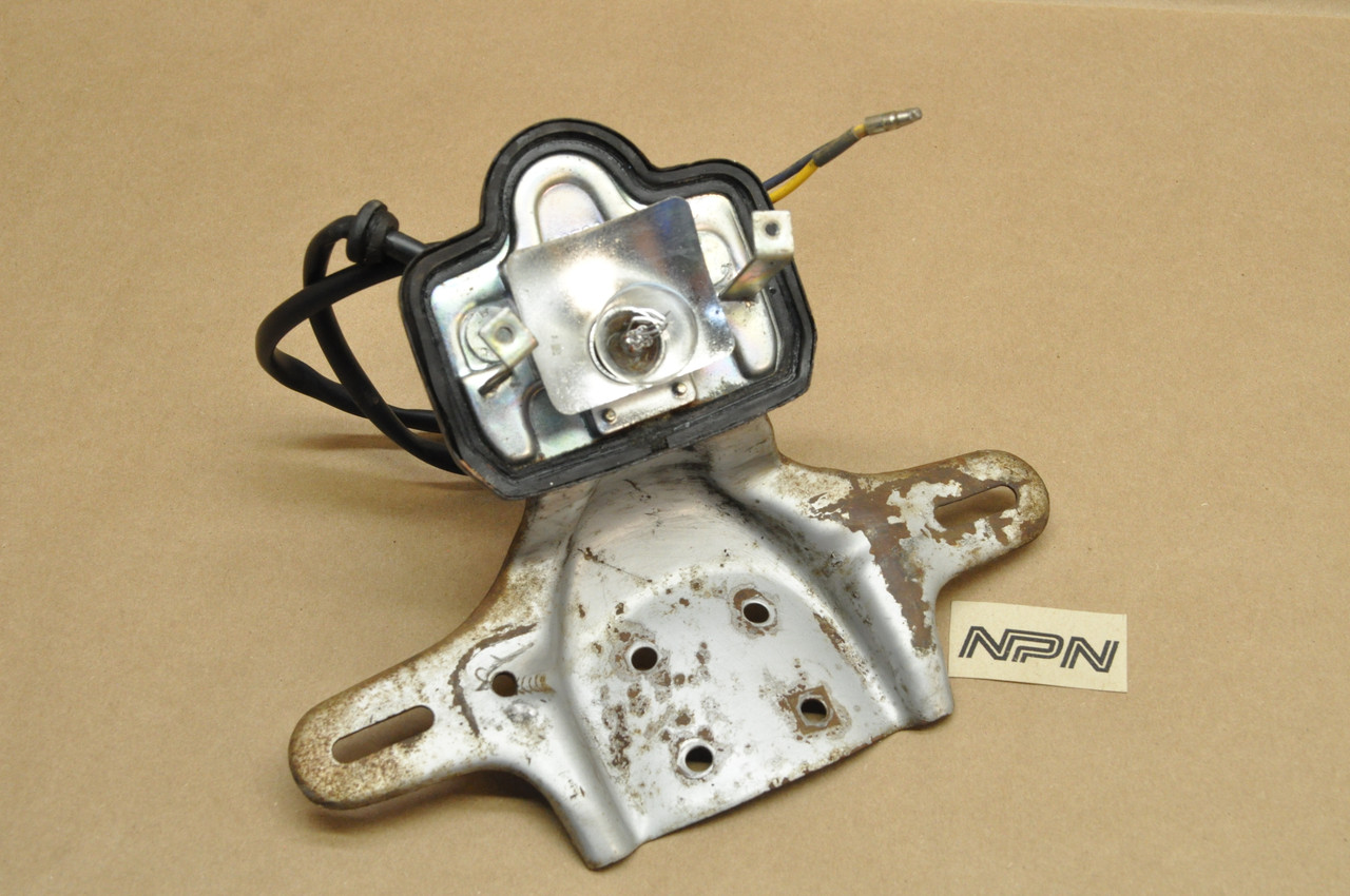 Vtg OEM Yamaha YD3 YDS2 YDS3 YM1 Taillight License Plate Mount Bracket 152-84551-60