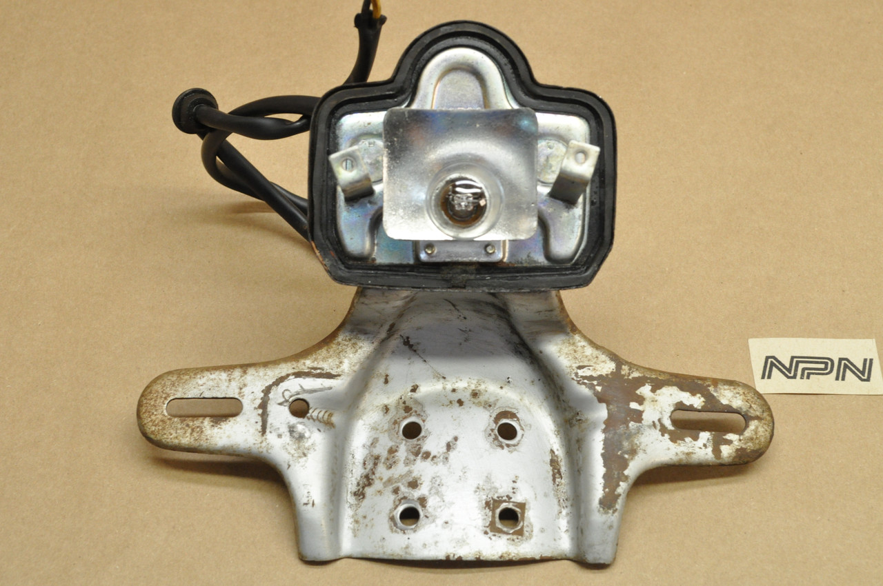Vtg OEM Yamaha YD3 YDS2 YDS3 YM1 Taillight License Plate Mount Bracket 152-84551-60