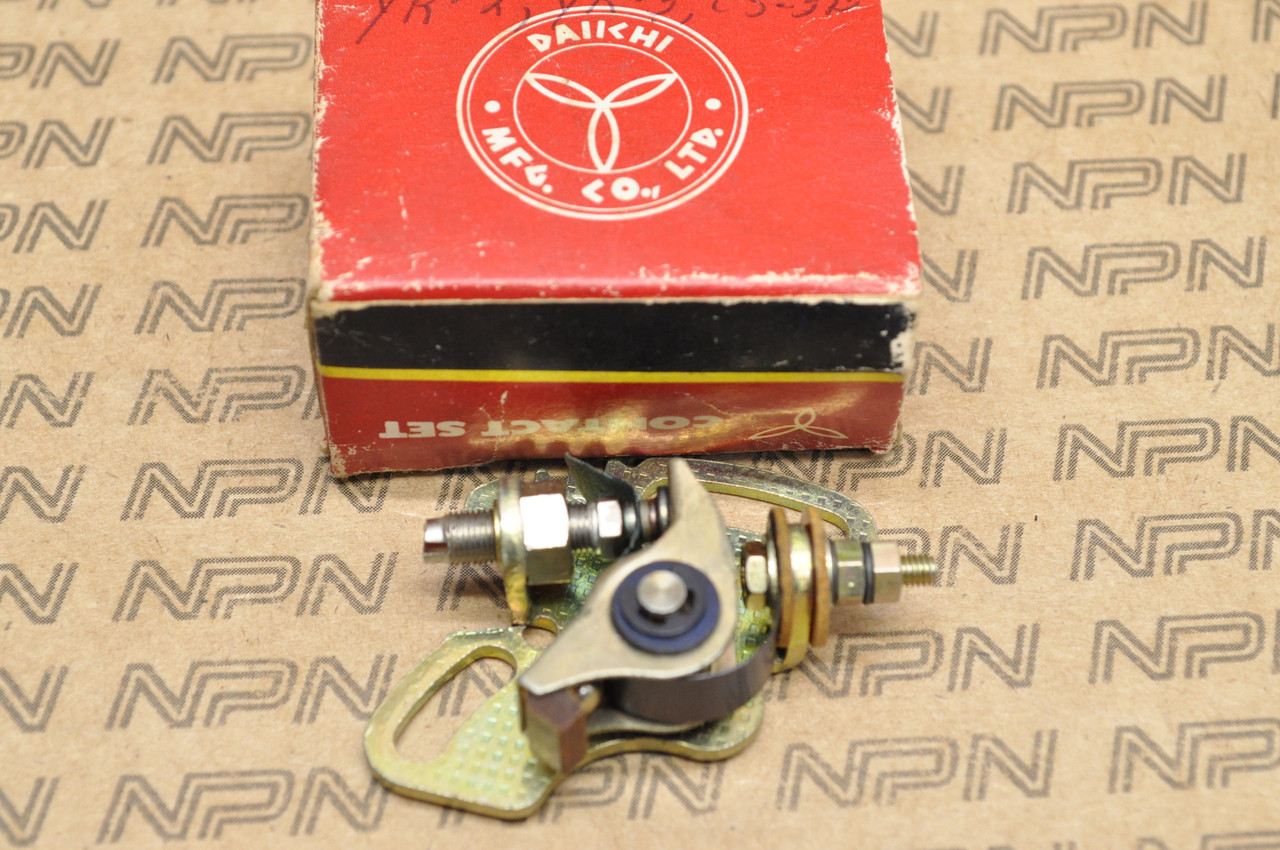 NOS Yamaha AT1 CS5 CT1 YA6 YCS1 YL1 Daiichi Points Contact Breaker 132-81221-10