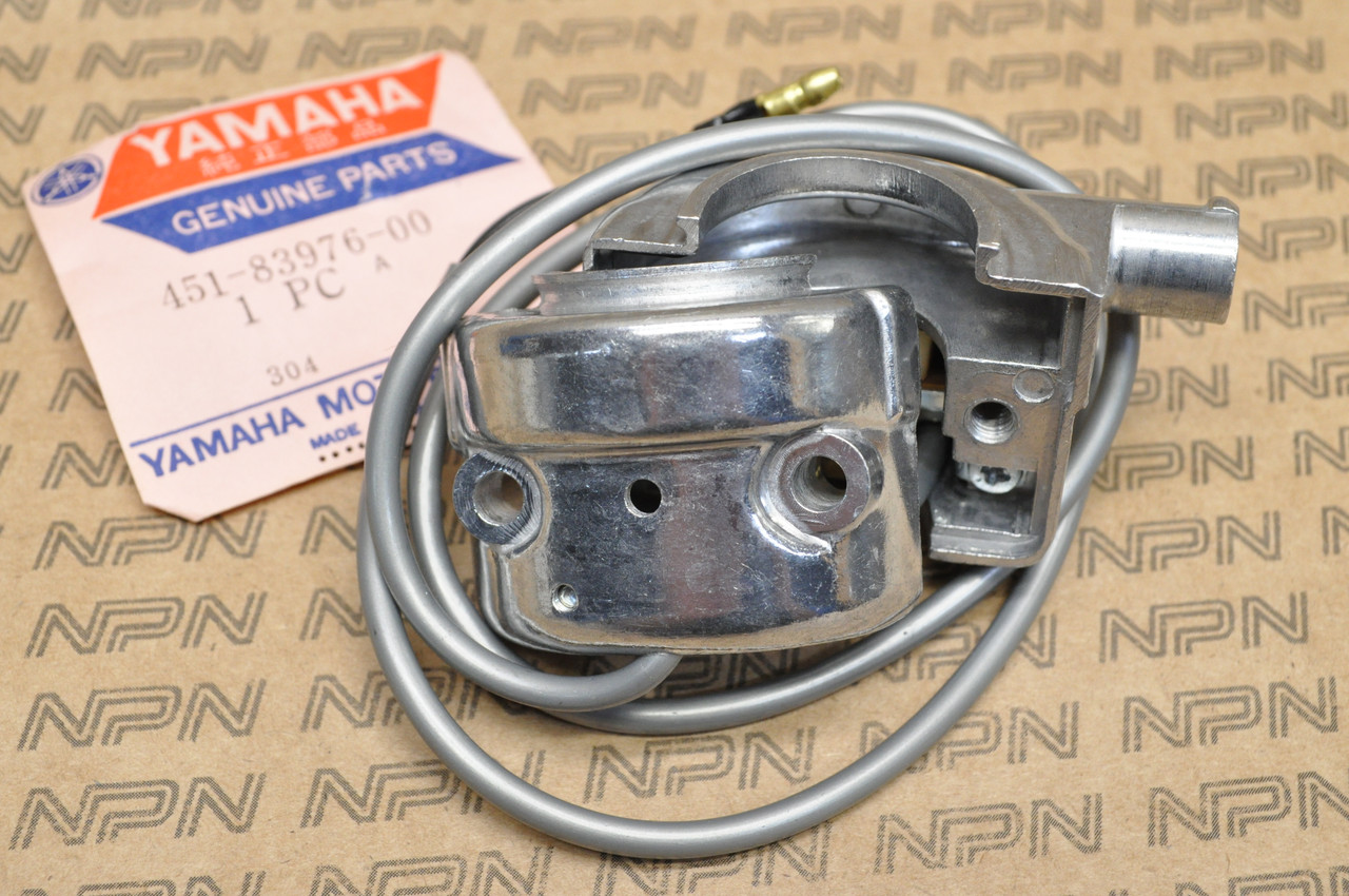 NOS Yamaha 1974-75 TY80 Right Handlebar Engine Run Kill Stop Switch 451-83976-00