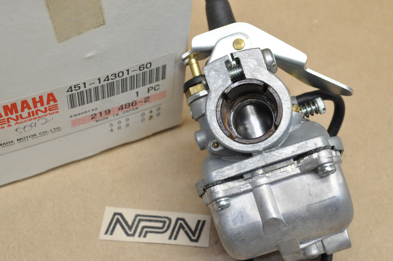 NOS Yamaha 1974-75 TY80 TK Carburetor Assembly 451-14301-60
