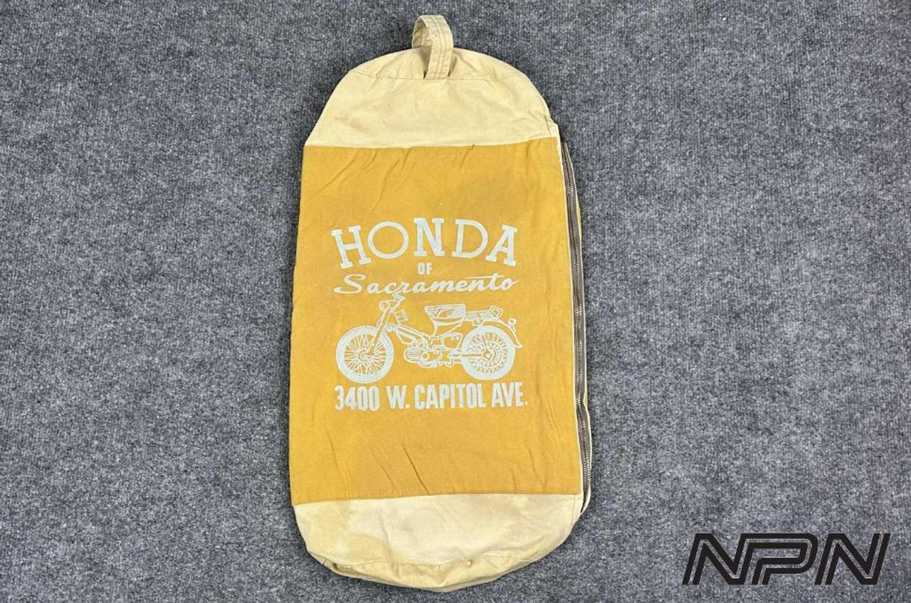 VTG 1960s Honda of Sacramento CA Duffel Bag CT90 CT200 Trail 90 Dealer Duffle