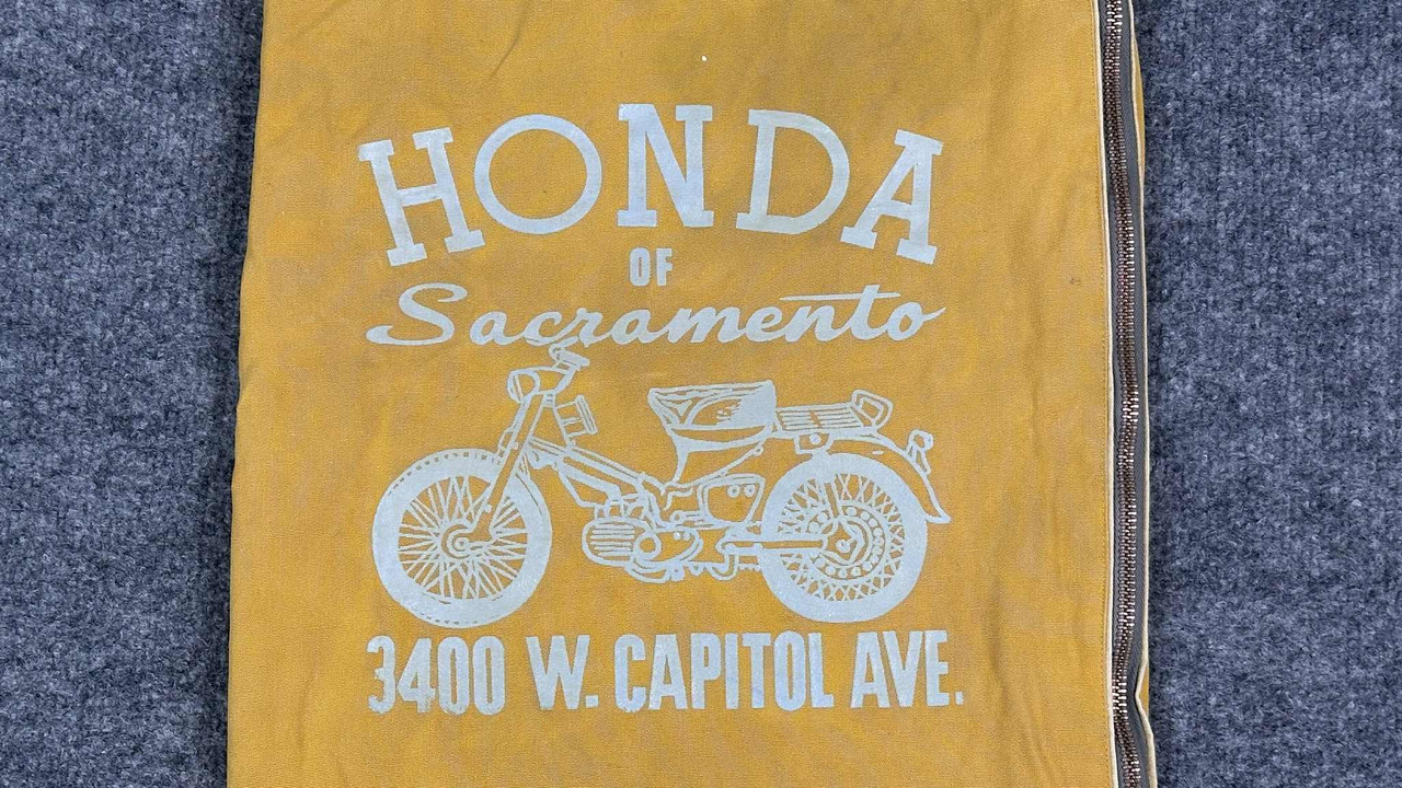 VTG 1960s Honda of Sacramento CA Duffel Bag CT90 CT200 Trail 90 Dealer Duffle