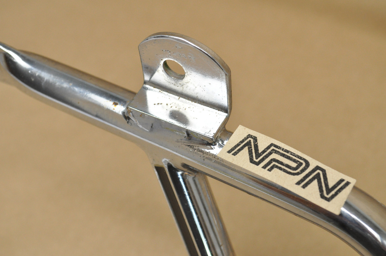 NOS Yamaha XS360 Rear Chrome Luggage Rack Black Trim Stripe ACC-11110-92-01