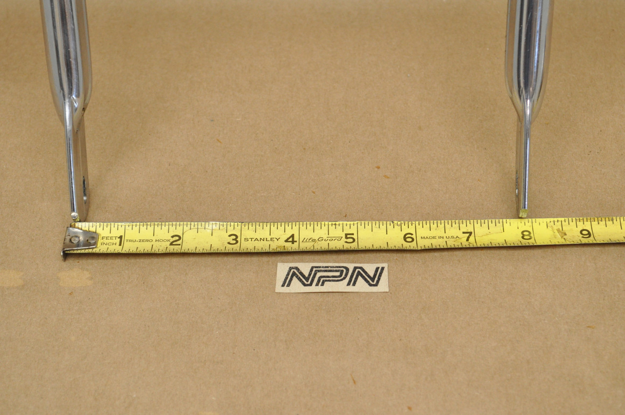 NOS Yamaha XS360 Rear Chrome Luggage Rack Black Trim Stripe ACC-11110-92-01