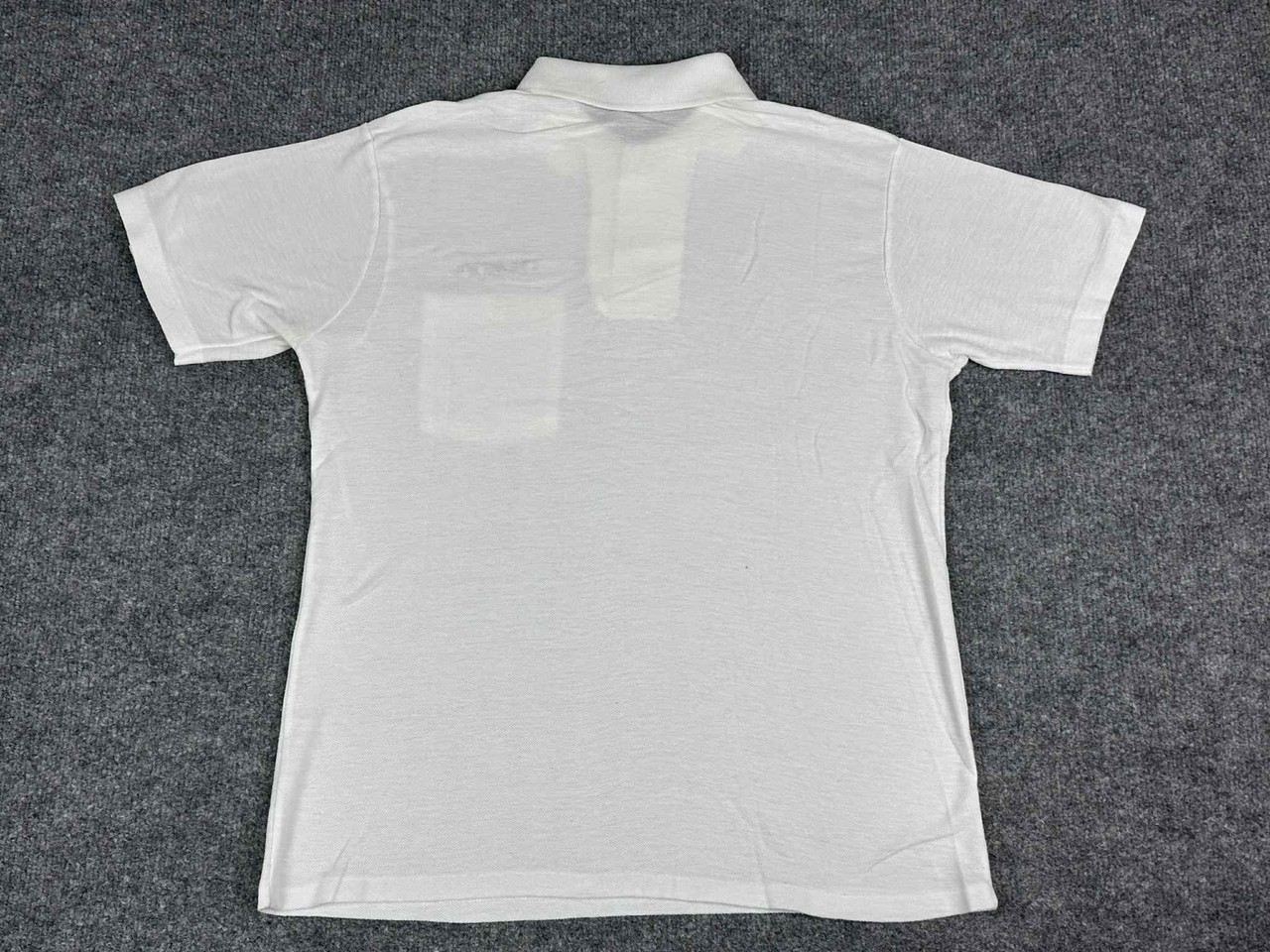 Vintage Honda Motorcycle Polo Shirt Mens Small White 80s 90s Spellout Logo