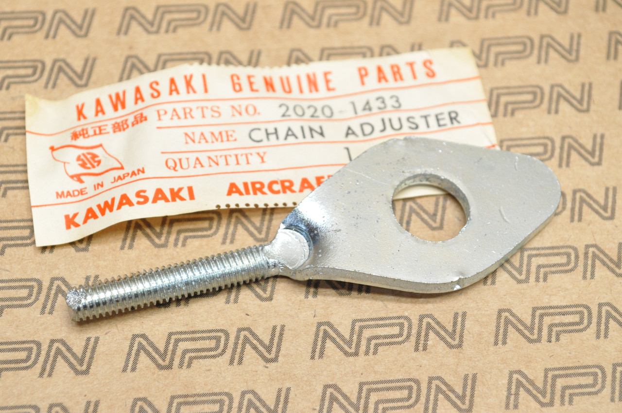 NOS Kawasaki C2 G3 KD100 KD80 KH100 KM100 MC1 Chain Tension Adjuster 2020-1433