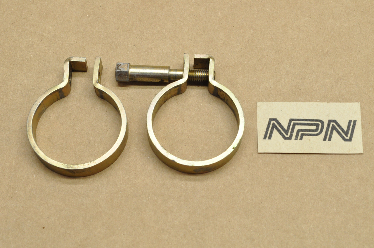 Vtg OEM Yamaha 1969-70 DS6 Carburetor Intake Clamp Clip Band Qty2 246-14127-00
