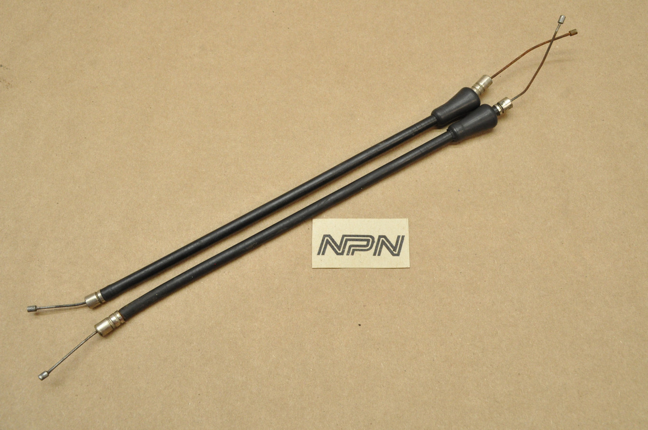 Vintage OEM Yamaha 1973-75 RD350 RD250 Lower Throttle Cable Qty2 360 ...