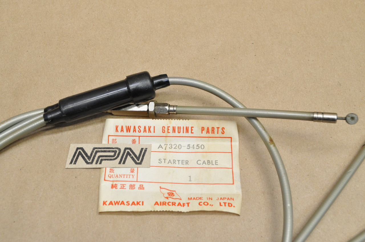 NOS Kawasaki A1 A1SS A7 A7SS Starter Choke Cable P.S.S. A7320-5450 / 54017-024