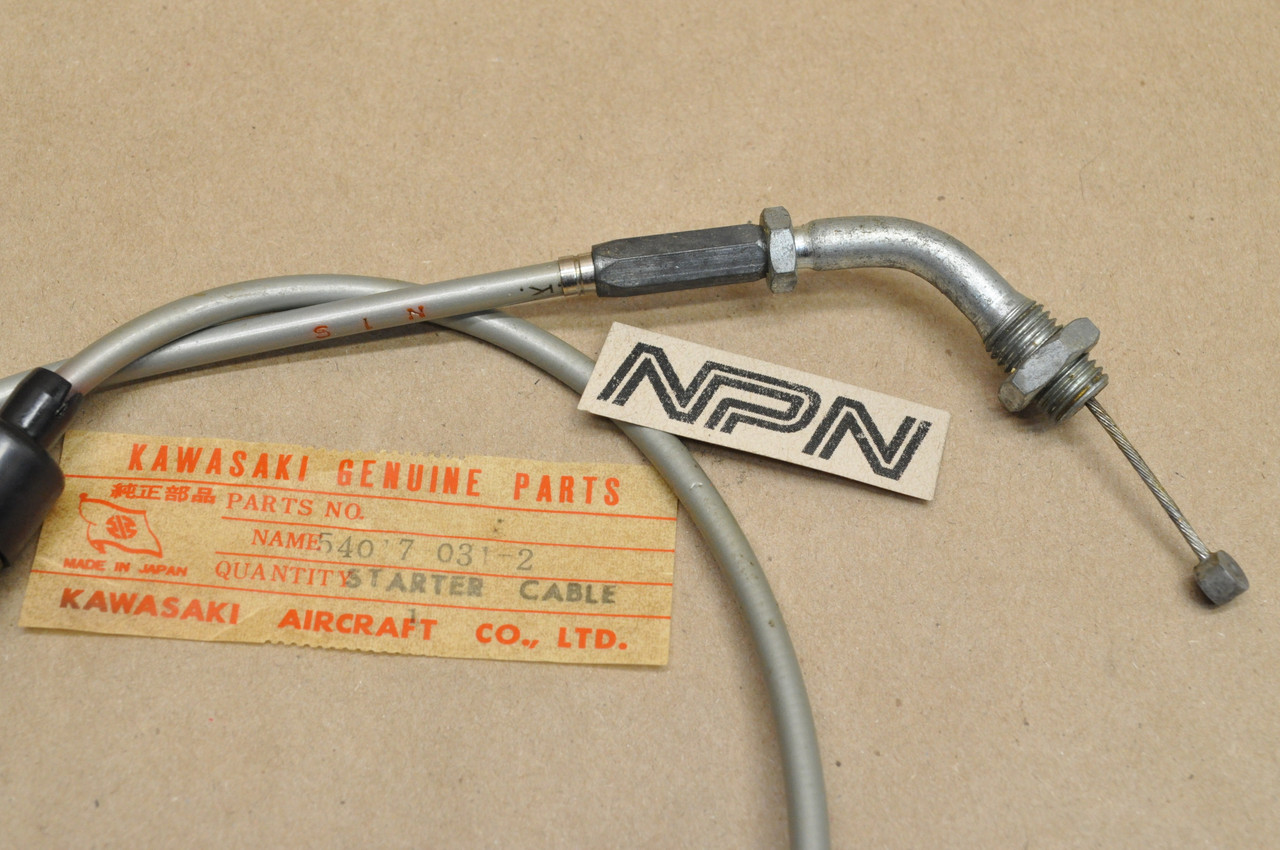 NOS Kawasaki 1969-75 H1 Mach 1976 KH500 Starter Choke Cable N1S