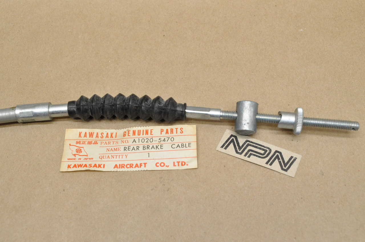 NOS Kawasaki A1 A1SS Samurai A7 A7SS Rear Brake Cable A1020-5470 / 54022-005