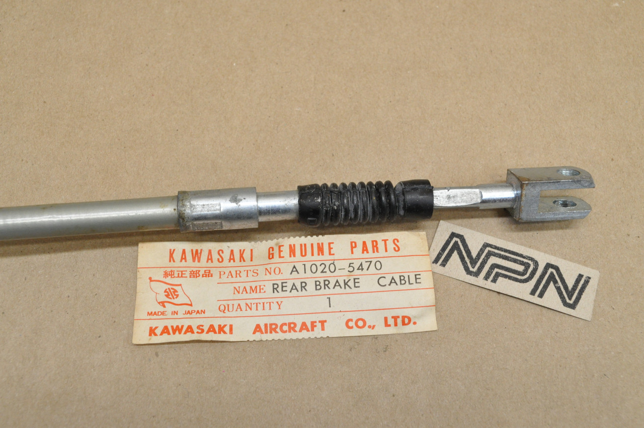 NOS Kawasaki A1 A1SS Samurai A7 A7SS Rear Brake Cable A1020-5470 / 54022-005