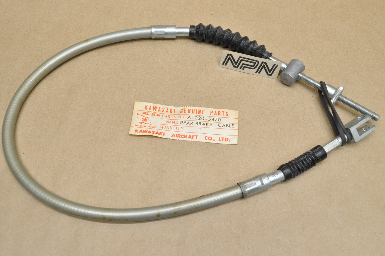 NOS Kawasaki A1 A1SS Samurai A7 A7SS Rear Brake Cable A1020-5470 / 54022-005