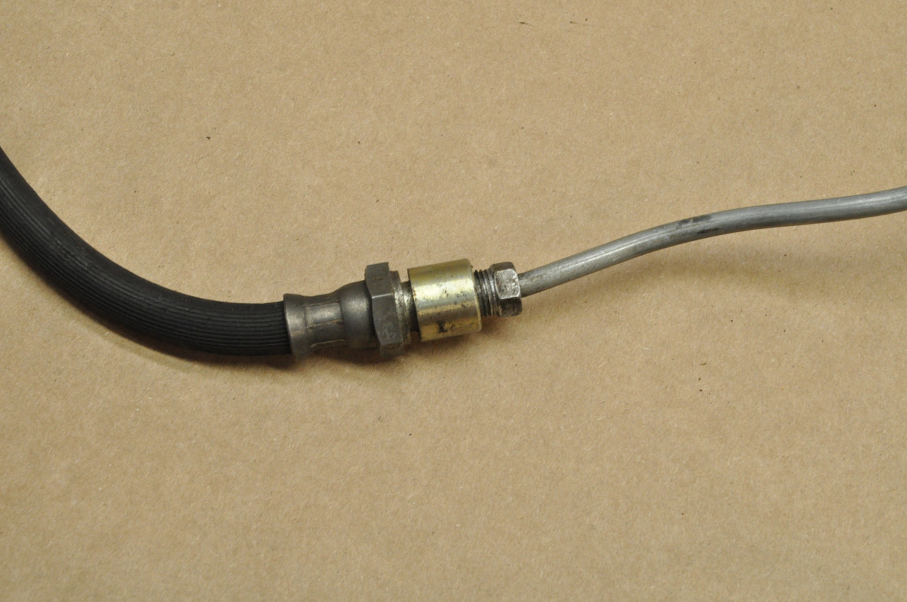 Vintage OEM Yamaha 1976-77 RD400 Front Brake Line Hose & Pipe 1A0-25872-02
