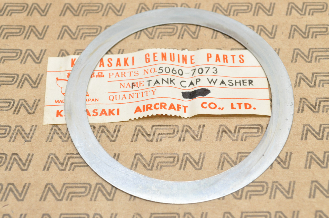 NOS Kawasaki Fuel Gas Tank Cap Washer 5060-7073 / 51058-002