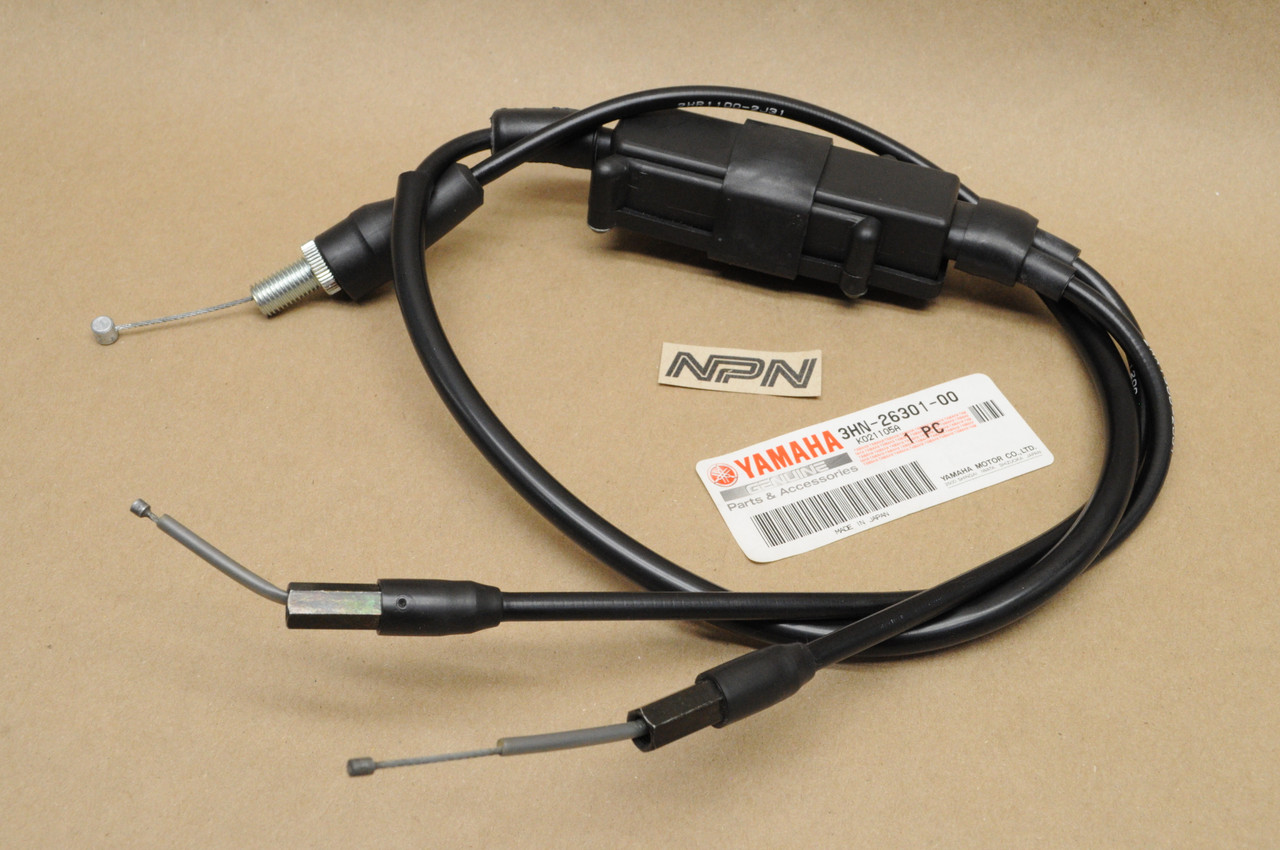 NOS Yamaha 1987-1991 YFM350 Big Bear Throttle Cable 3HN-26301-00