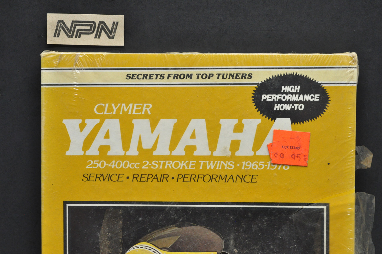 Vtg 1965-1978 Yamaha RD250 RD350 RD400 DS6 DS7 Clymer Motorcycle Service Manual