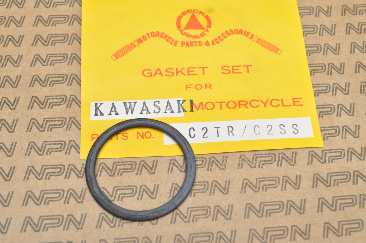 NOS Kawasaki C2 G3 G4 G5 KE100 KH100 KH250 S1 S2 Exhaust Gasket 11009-1992