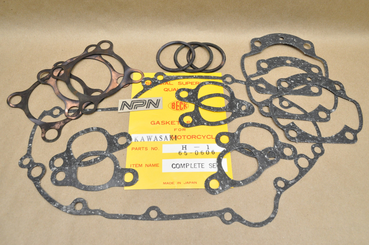 NOS Kawasaki H1 Mach Beck Arnley Complete Engine Gasket Kit 65-0606