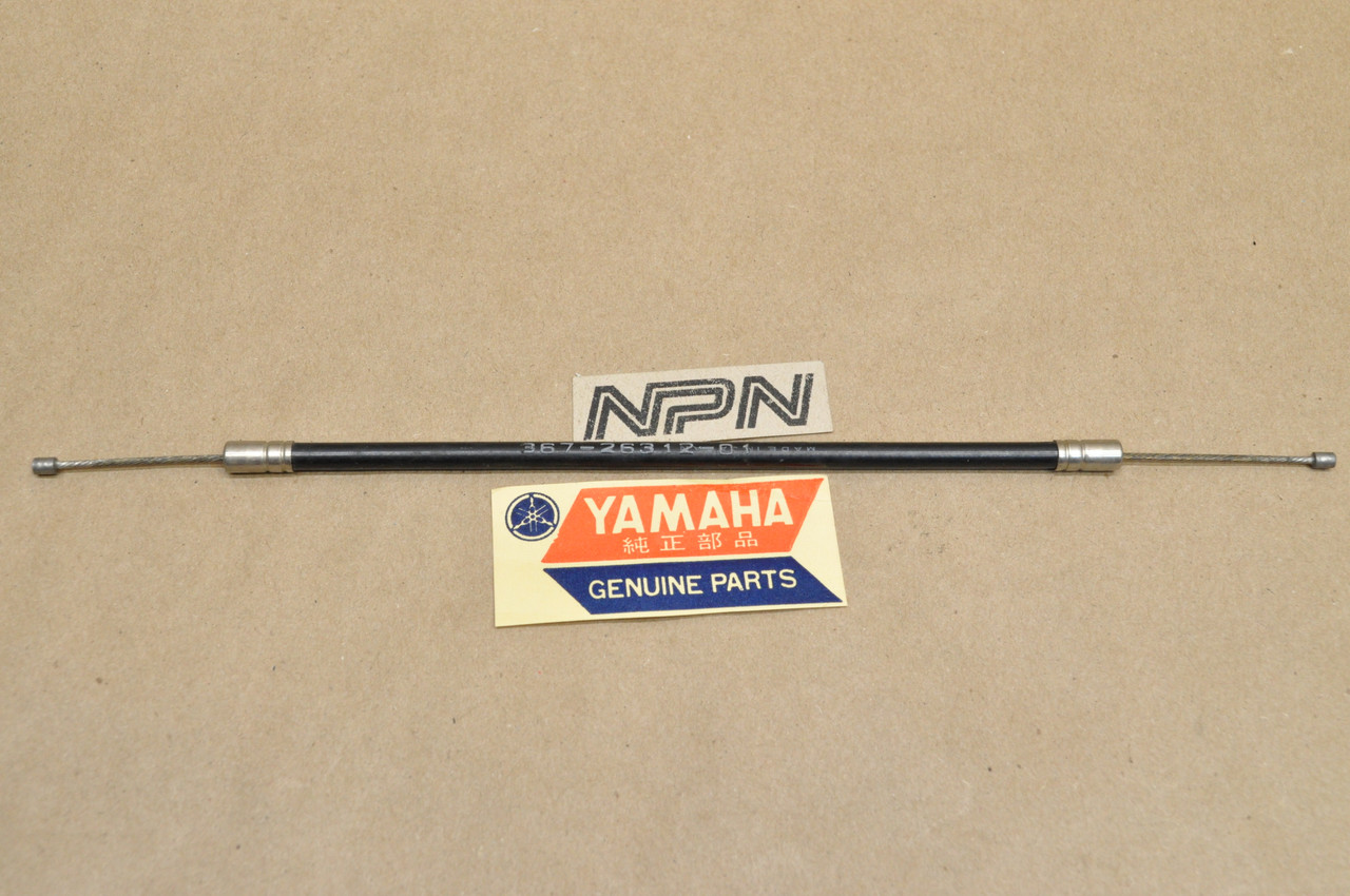 NOS Yamaha DT80 GT1 GT80 GTMX MX80 RD60 YZ80 Throttle Cable 367-26312-01