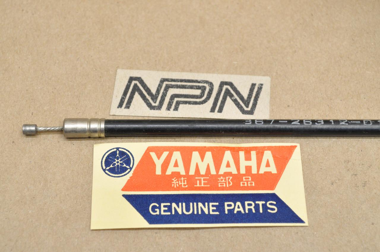 NOS Yamaha DT80 GT1 GT80 GTMX MX80 RD60 YZ80 Throttle Cable 367-26312-01